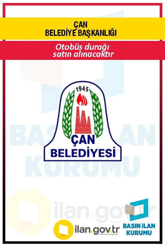 ÇAN BELEDİYE BAŞKANLIĞI