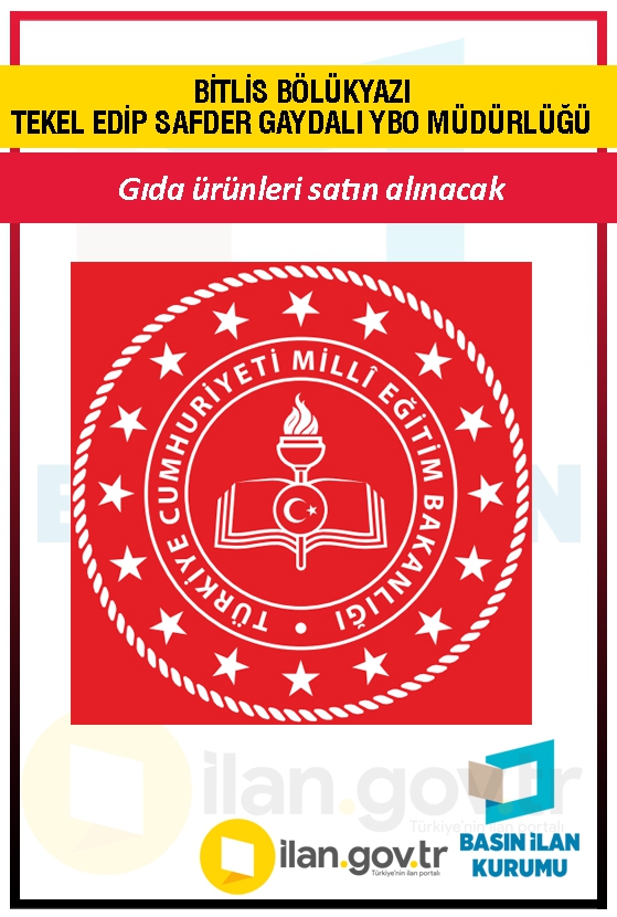 BİTLİS BÖLÜKYAZI TEKEL EDİP SAFDER GAYDALI YBO MÜDÜRLÜĞÜ