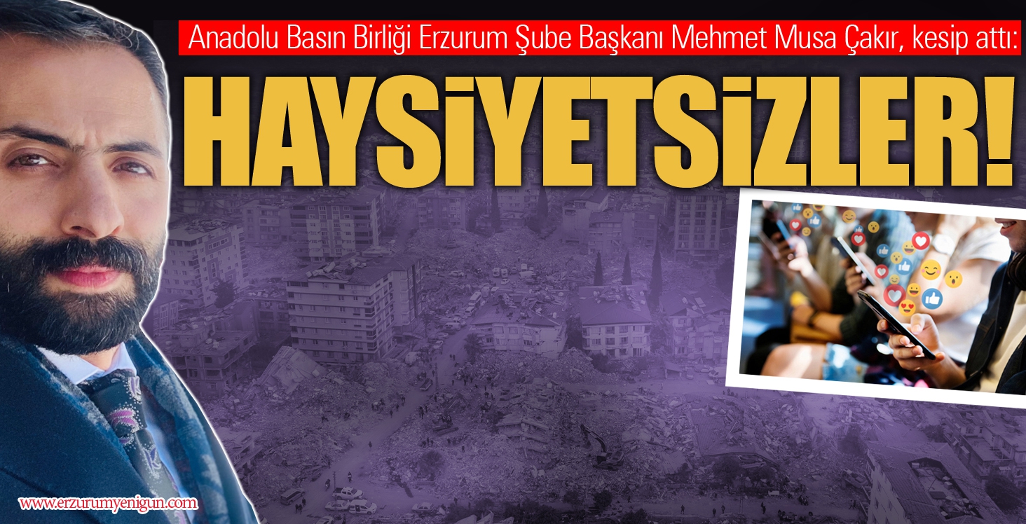 HAYSİYETSİZLER!
