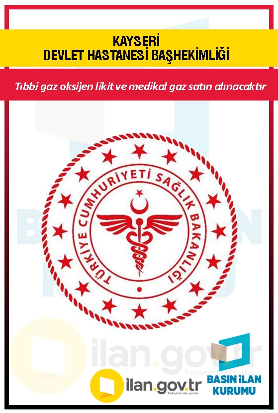 KAYSERİ DEVLET HASTANESİ BAŞHEKİMLİĞİ