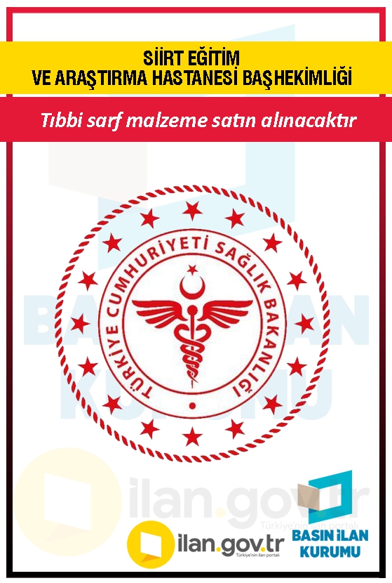 SİİRT EĞİTİM VE ARAŞTIRMA HASTANESİ BAŞHEKİMLİĞİ