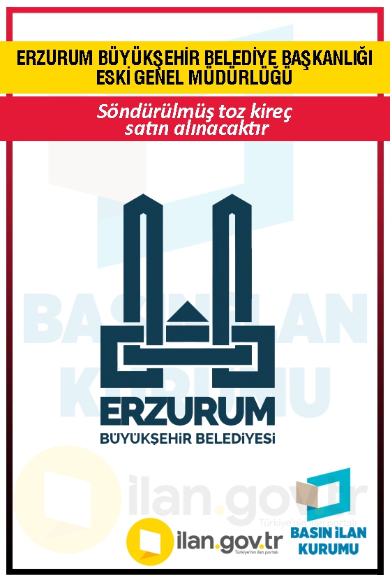 ERZURUM BÜYÜKŞEHİR BELEDİYE BAŞKANLIĞI ESKİ GENEL MÜDÜRLÜĞÜ