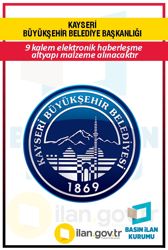 KAYSERİ BÜYÜKŞEHİR BELEDİYE BAŞKANLIĞI