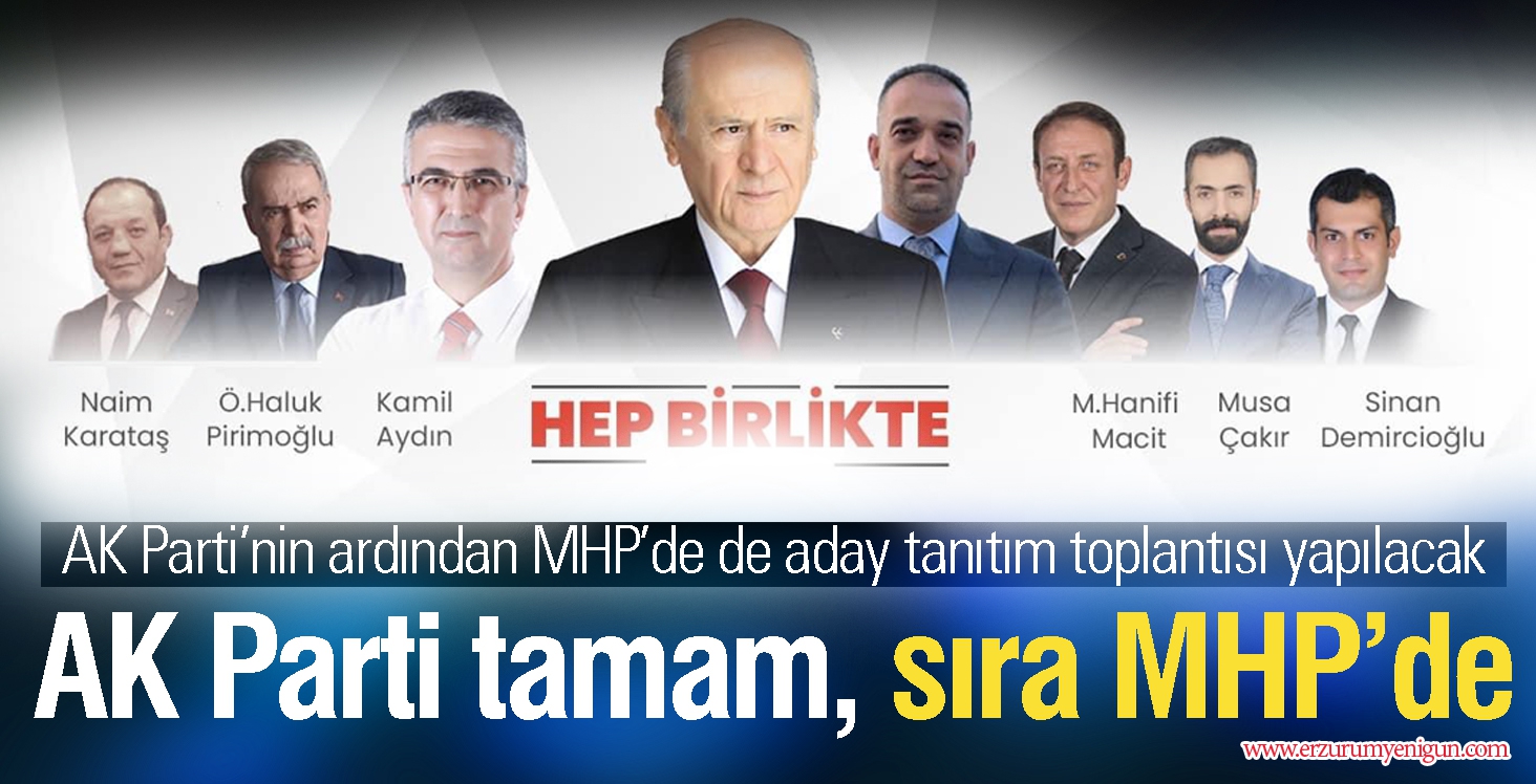 AK Parti tamam, sıra MHP’de