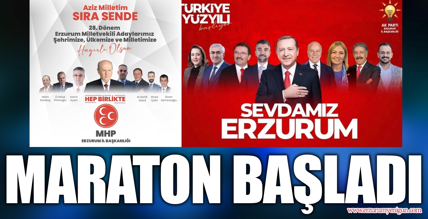MARATON BAŞLADI