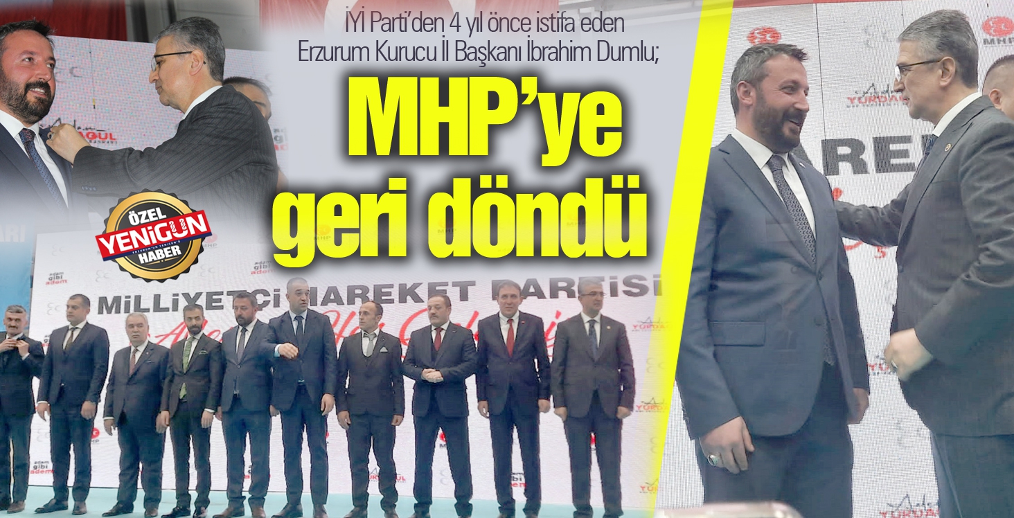 MHP’ye geri döndü