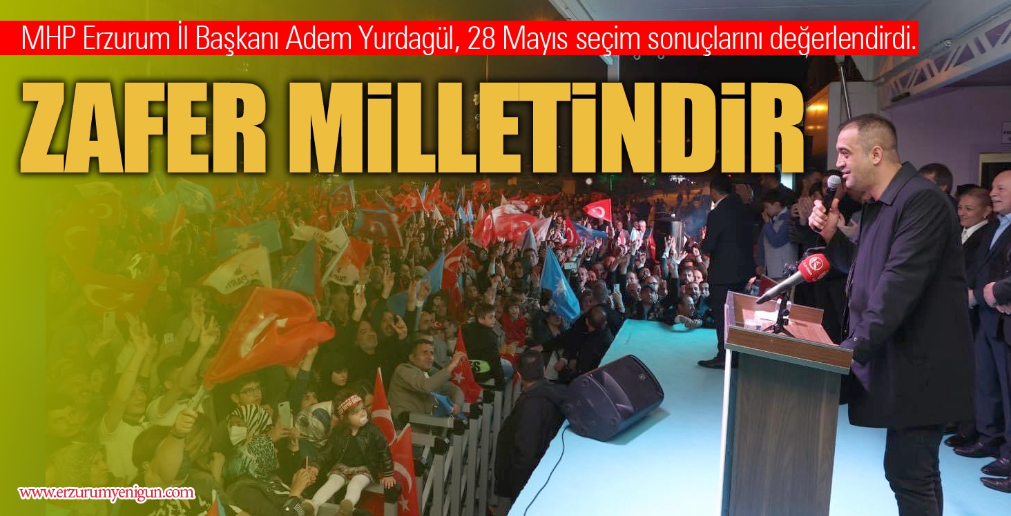 ZAFER MİLLETİNDİR