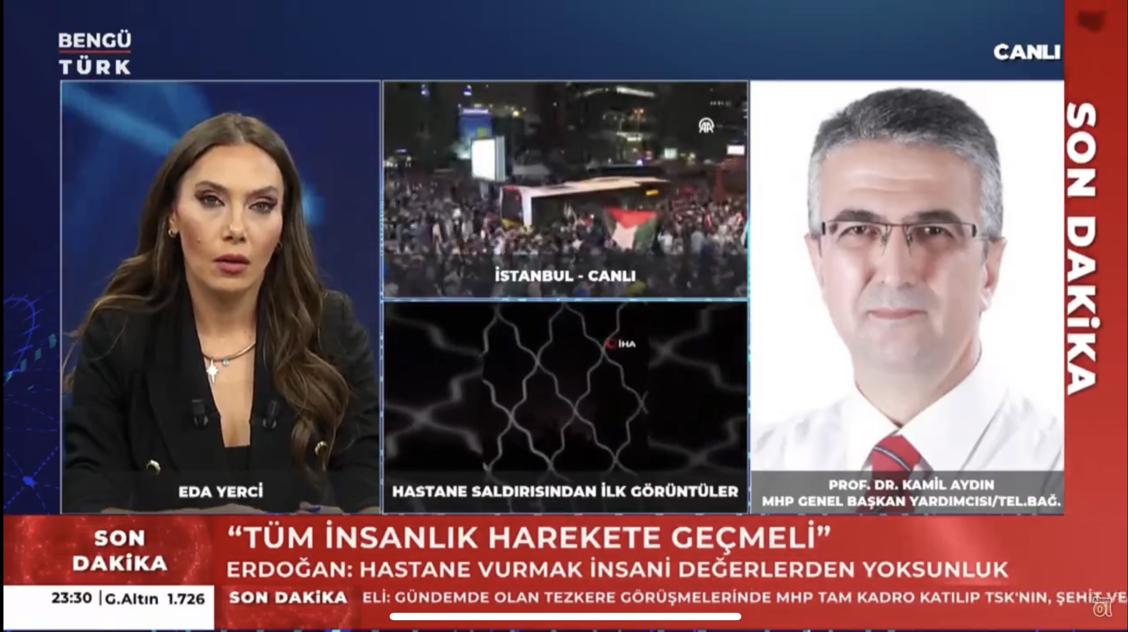Bengü Türk TV’de duygusal anlar