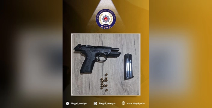 Bingöl'de Ruhsatsız Tabanca Operasyonu: Bir Gözaltı