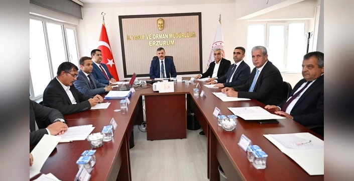 Erzurum'da Toprak Koruma Kurulu Toplantısı: Vali Çiftçi Başkanlığında Önemli Kararlar Alındı