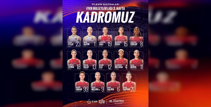 A Milli Kadın Voleybol Takımı'nın VNL kadrosu açıklandı