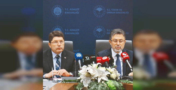 Adalet Bakanlığı ve Tarım ve Orman Bakanlığı arasında protokol imzalandı