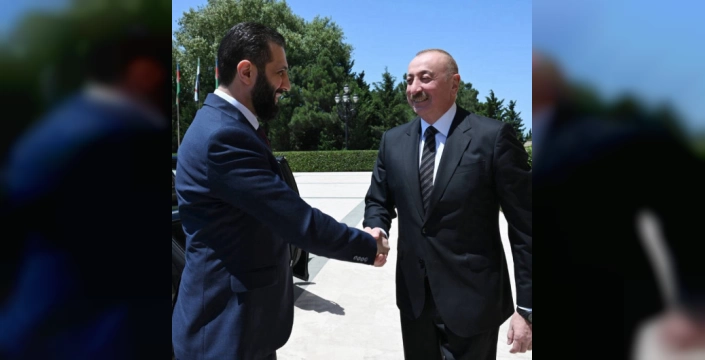 Aliyev ve Şara Görüştü: Azerbaycan, Suriye'ye Gaz İhraç Edecek