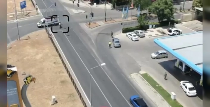 Bingöl'de dronla yapılan denetimde plakasız motosiklet sürücüsüne ağır cezalar