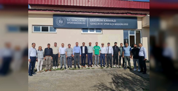 Çakmur, Erzurum ilçelerindeki spor tesislerini gezdi