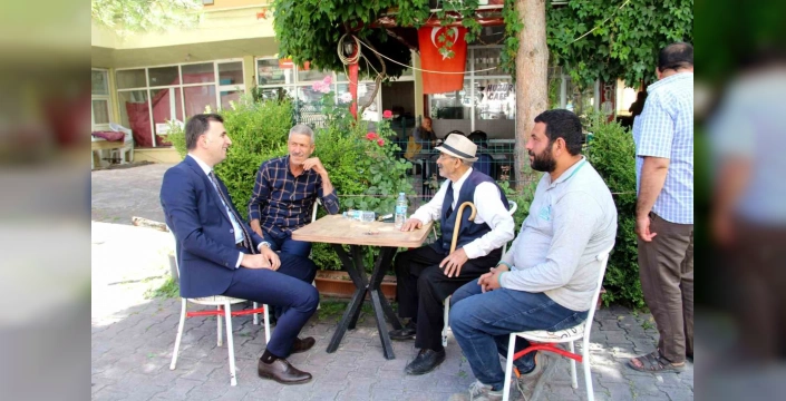 Çemişgezek kaymakamı esnafla buluştu