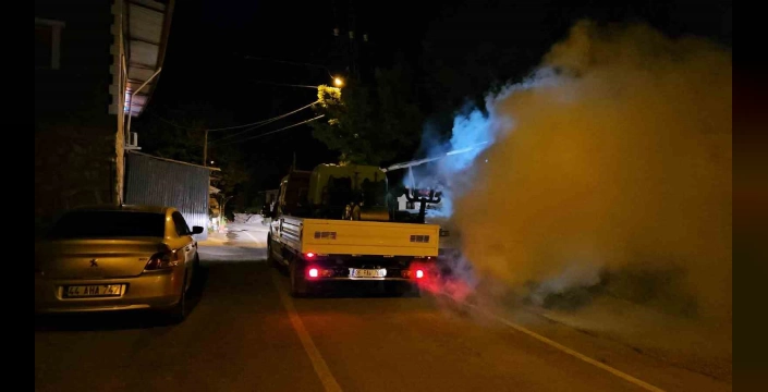 Darende'de haşereyle mücadele sürüyor