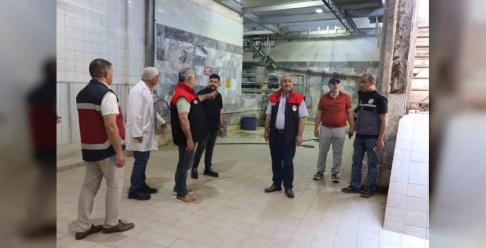 Elazığ'da kırmızı et kesimhaneleri denetlendi