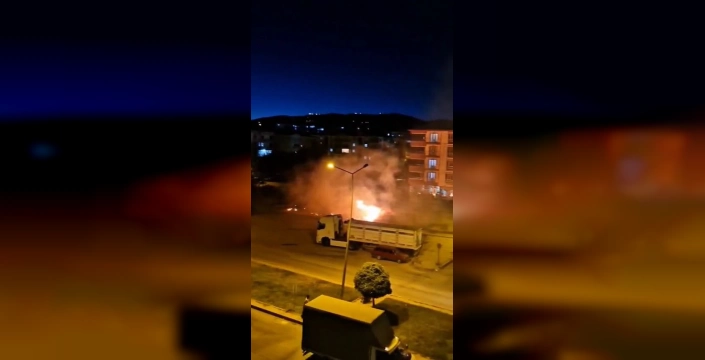 Elazığ'da ot yangını söndürüldü