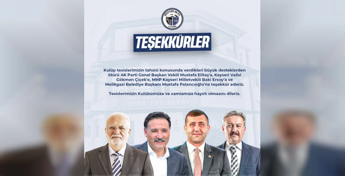 Erciyes 38 FK Yeni Tesisine Kavuşuyor