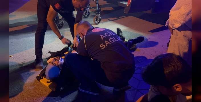 Erzincan'da motosiklet kazası: 2 yaralı