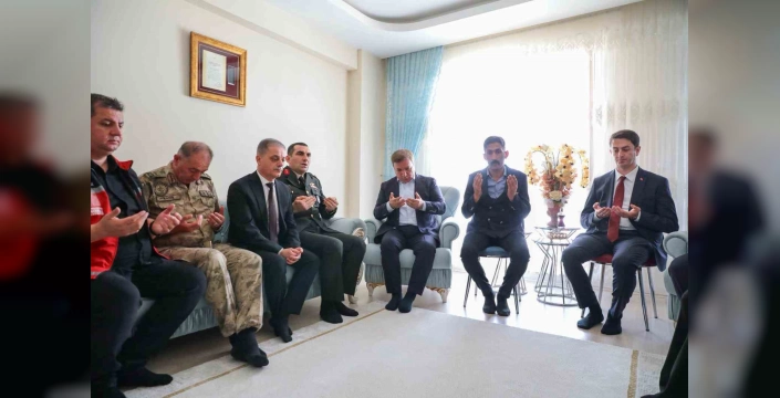 Erzincan Valisi Aydoğdu, Gazi Çatma'yı ziyaret etti