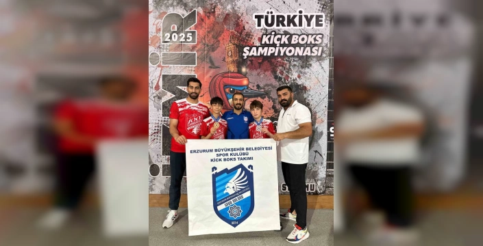 Erzurum'dan Dünya ve Avrupa'ya sporcu: 5 şampiyonluk, 1 ikincilik