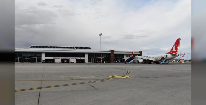 Erzurum Hava Limanı'nda Yolcu Sayısı Arttı: 600 Bini Aştı
