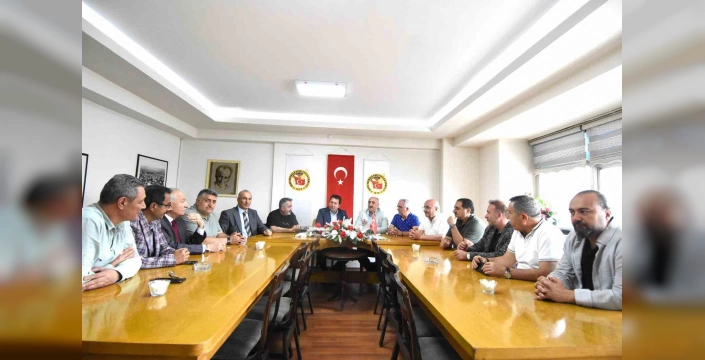 Erzurum Kent Konseyi Başkanı Tanfer, DAGC Başkanı Türkez'i ziyaret etti