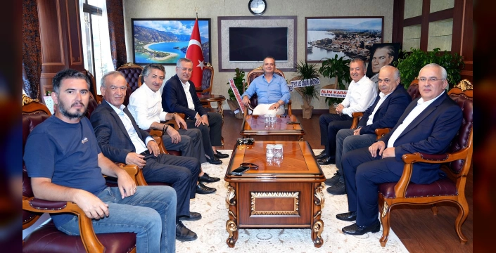 Fethiye Ticaret ve Sanayi Odası, Kaymakam Akkaya'yı ziyaret etti