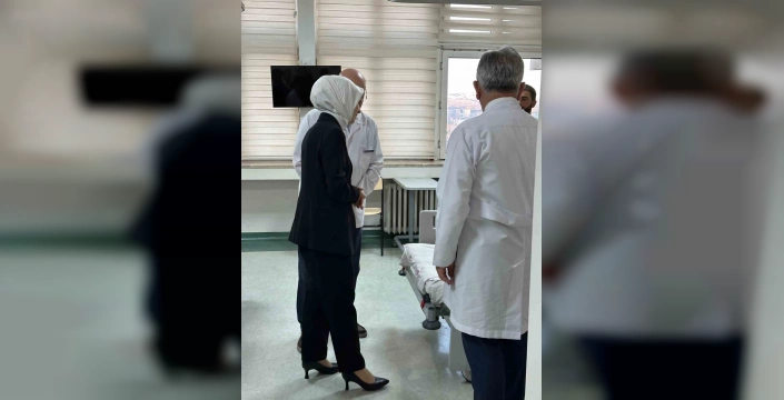 Göktaş, GATA'da metan gazından zehirlenen askerleri ziyaret etti