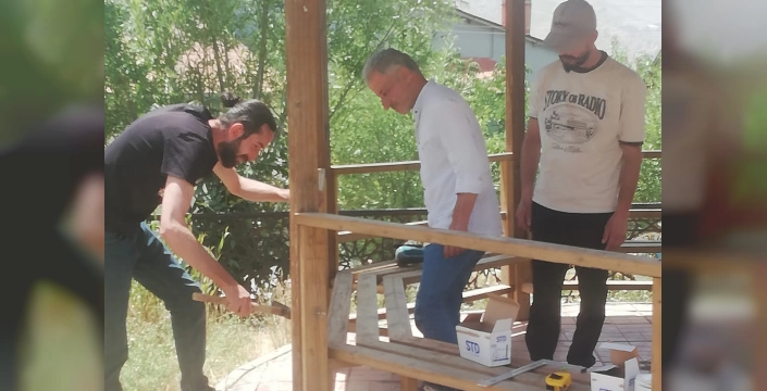 Hakkari'deki Şehit Çetin Deniz Parkı Yeniden Düzenlendi