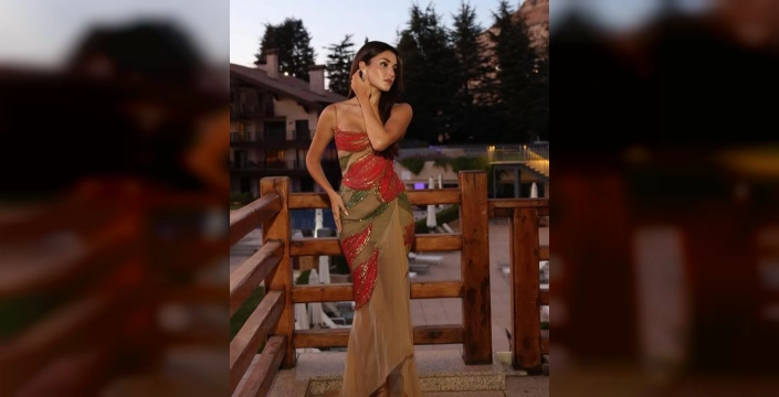Hande Erçel Lübnan'da: Elie Saab'ın düğününde göz kamaştırdı