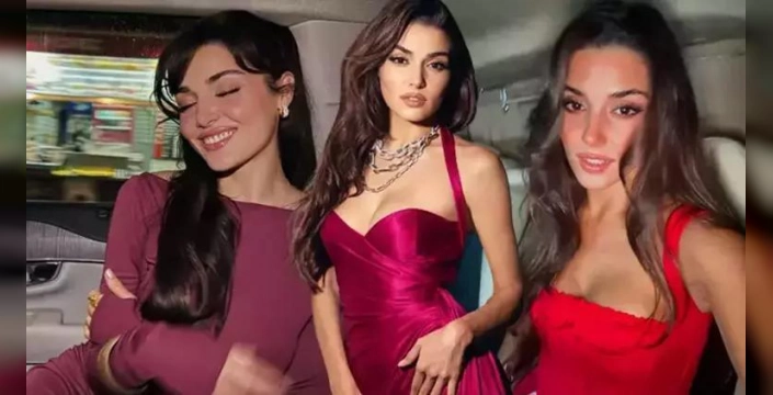 Hande Erçel Lübnan'da: Görkemli Düğünde Aşk Pozu