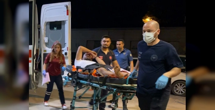 İnegöl'de alkol alan genç, av tüfeğiyle yaralandı