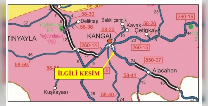 Kangal'da yüksek gerilim kablosu koptu: İlçenin bir bölümü karanlıkta kaldı