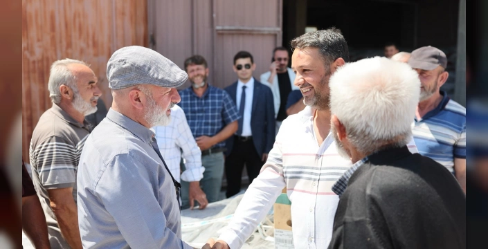 Kocasinan Belediyesi çiftçilere süt tankı hibe etti