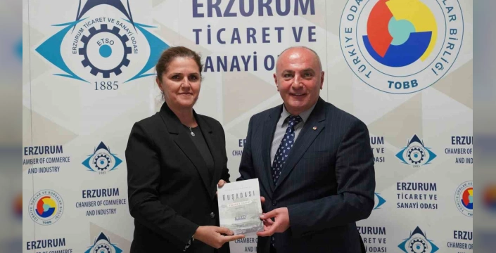 Kuşadası ve Erzurum Kadın Girişimcileri, TOBB Başkanı Özakalın'ı ziyaret etti