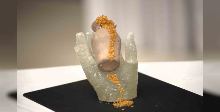 Malatya'da atık camlardan sanat eseri