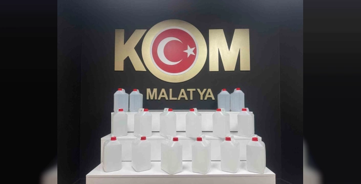 Malatya'da büyük operasyon: 9520 makaron ve 80 litre etil alkol ele geçirildi