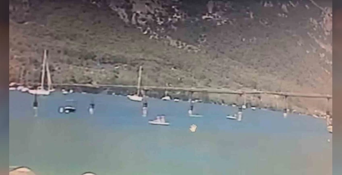 Muğla'da kayıp sörfçü için arama kurtarma çalışmaları devam ediyor: Güvenlik kamerası görüntüleri ortaya çıktı