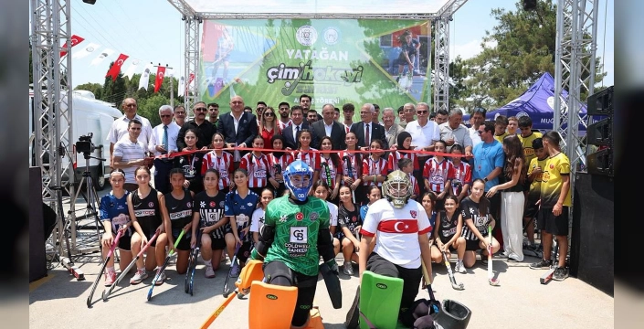 Muğla'da yeni çim hokeyi sahası hizmete açıldı
