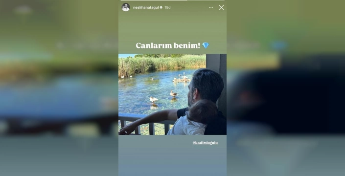 Neslihan Atagül ve Kadir Doğulu'nun oğlu Aziz'in yeni fotoğrafı