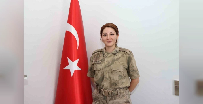 Olur'a ilk kadın jandarma komutanı: Vahide Yılmaz göreve başladı