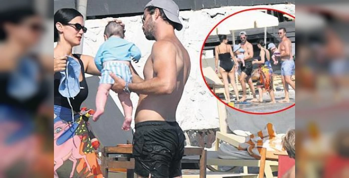 Pınar Deniz ve Kaan Yıldırım, Alaçatı'da tatil keyfi