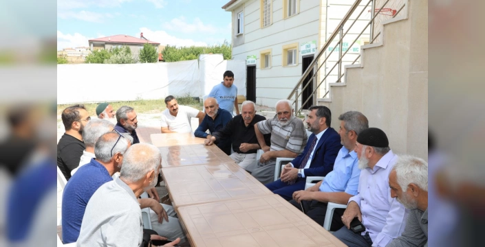 Şerifoğulları, Rızaiye ve yemişlik mahallelerini ziyaret etti