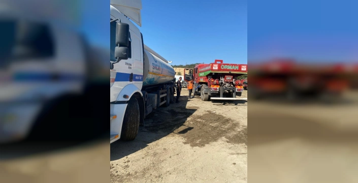 Sincan Belediyesi, Bolu Göynük orman yangınına destek verdi
