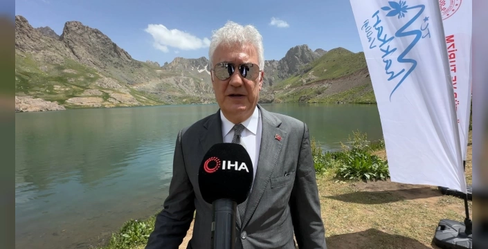 Tamer Karadağlı: Yüksekova'nın Sat Gölleri'nde kültür, sanat ve turizm yeşerecek