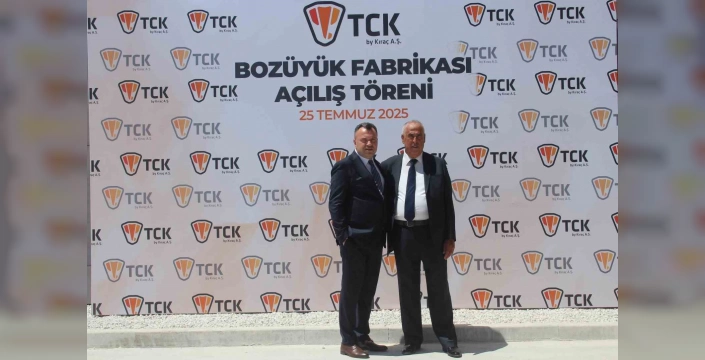 TCK by Kıraç: 1,35 Milyar TL'lik Dev Yatırımla Bozüyük'te Yeni Fabrika Açıldı