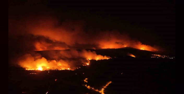 Tekirdağ'da orman yangını: 3 köy tahliye edildi